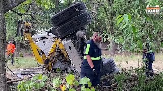 Trash hauler overturns in fatal crash near Jasper [upl. by Amej]