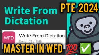 WATCH BECOME A MASTER IN WFD 💯✅ PTE WFD PRACTICE 2024 GET 80 ACCURACY [upl. by Lolanthe]