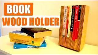 ✅ Book Holder DIY Bücherhalter aus Multiplex selber machen [upl. by Bobbe680]