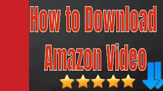 How to Download Amazon Product Video [upl. by Bradeord571]