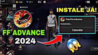 COMO INSTALAR O NOVO SERVIDOR AVANÇADO DO FREE FIRE COMO BAIXAR E ENTRAR NO SERVIDOR AVANÇADO 2024 [upl. by Rennug95]