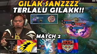 MATCH SUPER HIGH LEVEL GILA WARNYA BENER2 PECAH BANGET COY  ONIC vs SYS MATCH 2 [upl. by Anauqes355]