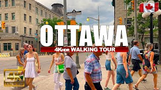 Ottawa Canada Saturday 4K UHD HDR 60 fps Walking Tour [upl. by Willcox854]