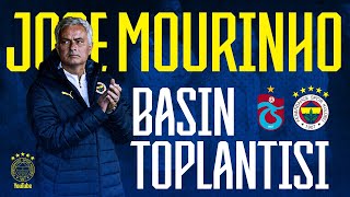 Teknik Direktörümüz Jose Mourinhonun Maç Sonu Basın Toplantısı  Trabzonspor 23 Fenerbahçe [upl. by Nosirrag]