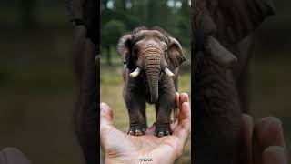 Cute Woolly Mammoth animal babyElephant [upl. by Oetam596]