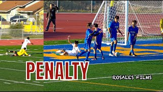 Huge Goalkeeper Saves  OFarrell Charter vs Bonsall Boys Soccer [upl. by Egroej90]