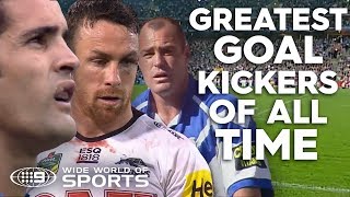 Greatest goal kickers of all time  NRL on Nine [upl. by Zeuqirdor]