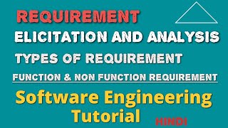 Requirement elicitation and analysis in software engineering  Function amp Non Functional Requirement [upl. by Annoeik]