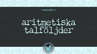 5 223 aritmetiska talföljder [upl. by Grati]