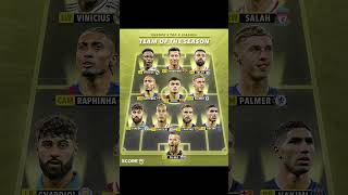 Best XI Of The Season😱☠️ football vinicius lewandowski salah rapinha hakimiuclleauge shorts [upl. by Eiramrebma]