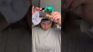 Sock curls tutorial for heatless overnight results ✨ shorts heatlesscurls hairtutorial [upl. by Tiemroth]