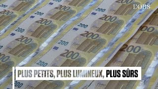 A quoi ressemblent les nouveaux billets de 100 et 200 euros [upl. by Ella]