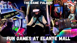 Fun games at Elante Mall  The Game Palacio Chandigarh  VR Games  Car and Bike Racing  Air Hockey [upl. by Wallach]