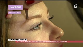 BEAUTÉ 3 techniques pour redessiner ses sourcils CCVB [upl. by Hcir874]