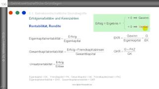 Betriebswirtschaftliche Kennzahlen  Wirtschaftlichkeit  Produktivität  Rentabilität  Liquidität [upl. by Ynnohj]