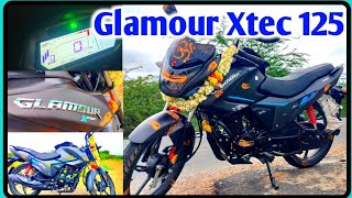 glamour xtec 125  Hero Glamour 125  Hero Glamour 125 review in Telugu ManyamVenkyvlogs [upl. by Anialram]