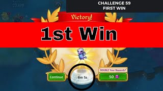 Merge Dragons 🌟Challenge 59 🌟First Win🌟 [upl. by Tybalt]