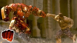 Hulk vs Hulkbuster Türkçe Dublaj Dövüş Sahnesi 1080p [upl. by Russ]