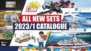 New sets from 20231 COBI catalogue  Tanks planes battleships cars cobi [upl. by Ecinhoj]