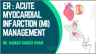 MYOCARDIAL INFARCTION ER MANAGEMENT  SHORT CASE casestudy education emergency [upl. by Hofmann]