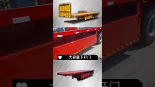 landoll container trailertri axle flatbed trailer [upl. by Bergin]