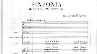 G Rossini  Maometto II  Sinfonia   1820 [upl. by Icnan]