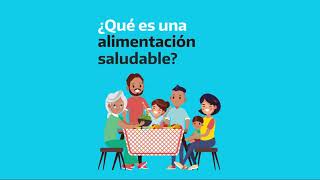 ¿Qué es una alimentación saludable [upl. by Eibbob]