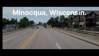 Minocqua Wisconsin Route 51 minocqua Wisconsin route51 trucking scenery [upl. by Anitnamaid]