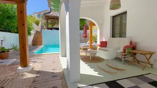 Ibizan style villa for sale in Moraira Costa Blanca Spain [upl. by Helyn]