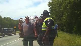 Raw video Dashcam footage shows Sheriff arguing with state trooper [upl. by Maurine496]