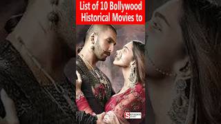 list of 10 bollywood historical movies  bollywood historical movies list  historical movies [upl. by Glinys]