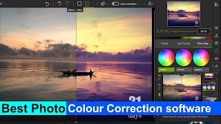 Best free photo editing application for colour correction  inpixio photo studio 2021 full tutorial [upl. by Aeret]