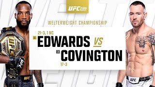 UFC 296 Leon Edwards vs Colby Covington Highlights [upl. by Kristoffer859]