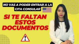 QUE DOCUMENTOS DEBO LLEVAR A MI CITA CONSULAR PARA LA VISA AMERICANA 2024 [upl. by Barber478]