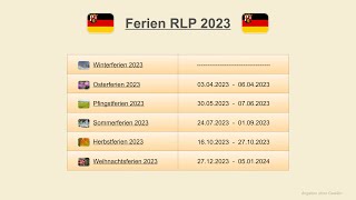 Ferien RLP 2023 [upl. by Phyl]