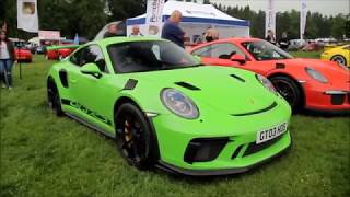 Thirlestane Castle Classic Car Show 1700 Cars Brand NEW GT3 RS turned up  27 RS [upl. by Pike]