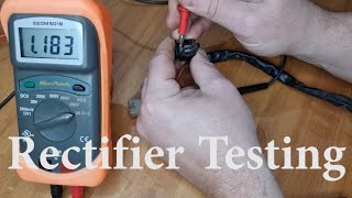 How To Test a RegulatorRectifier Using a Multimeter [upl. by Ennovy]