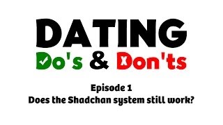 Does the Shadchan system still work Dating Dos amp Donts E1  Rabbi Manis Friedman [upl. by Lopes]