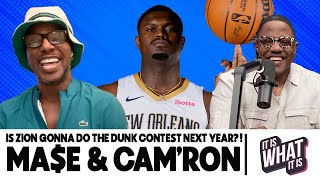 ZION WILL DO THE DUNK CONTEST ONLY IF HE AN ALL STAR amp MAE GIVING BACK TO HIS FANS  S3 EP46 [upl. by Enalda]