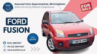 Red Ford Fusion 2009 for Sale in Birmingham  Affordable Used Ford Fusion UK [upl. by Paulie]