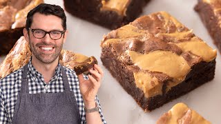 Amazing Peanut Butter Brownies Recipe [upl. by Emlynn]