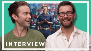 THE BOYS INTERVIEW  ANTONY STARR amp CHACE CRAWFORD about Homelander amp The Deep  Season 4 [upl. by Gollin]