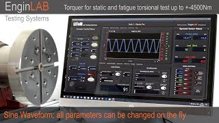 Torque system for torsional fatigue test up to 4500 Nm [upl. by Darsie]