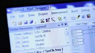 PSoC Designer 53 releasemov [upl. by Mclain521]
