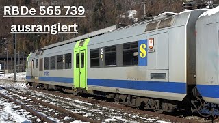 Der RBDe 565 739 quotWimmisquot wurde ausrangiert [upl. by Adai]