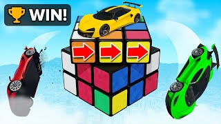 STAY on The ROTATING CUBE to WIN GTA [upl. by Jedlicka334]