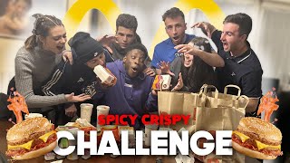 🌶️SPICY CRISPY MCBACON CHALLENGE Il PANINO PIÙ PICCANTE DEL McDonald’s🔥wPirlasV [upl. by Kevin896]