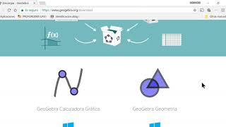 GEOGEBRA 001 DESCARGA INSTALACIÓN E INICIO DE GEOGEBRA 50 [upl. by Lesiram587]