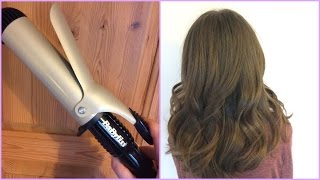 How to use the Babyliss Volume Waves curler Easy curls using a barrel with clip [upl. by Lokim]