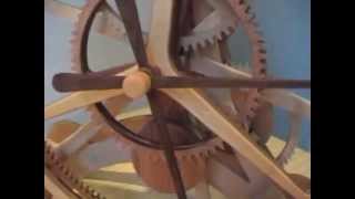 Epicyclic Wooden Clock [upl. by Friede589]